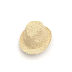 VESTOPAZZO CAPPELLO PETIT COWBOY CROCHET rafia uncinetto ecru - Foto 1 di 3