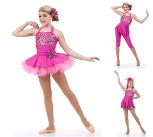 Adult Small Pinkalicious Pant,Tutu,Skirt,Leotard 3 Dance Costumes for 1 price ! - Picture 1 of 8