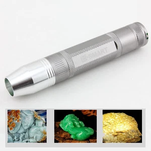 Mini Jewelry Jade Led Flashlight Glare Torch White Yellow Light stone Detection - Picture 1 of 9