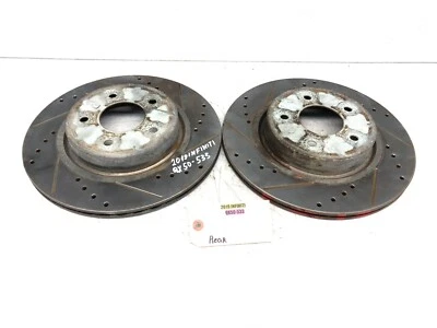 2019-2021 INFINITI QX50 REAR BRAKE DISC ROTOR SET X2 OEM - Image 1 of 4