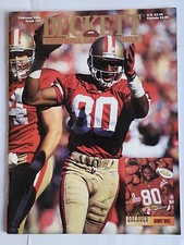 JERRY RICE Beckett Football Card Monthly 1994 February  San Francisco 49ers ⚡️✨️