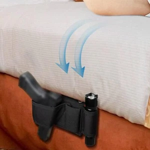 Funda táctica debajo del colchón asiento cama escritorio coche mesa pistola nailon pistola - Imagen 1 de 12
