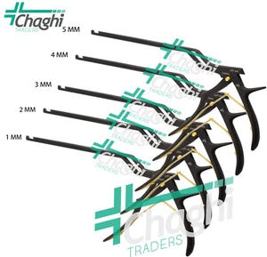 Kerrison Bajonett Knochenwirbelsäulennagetier, deutsche orthopädische Instrumente 5er-Set - Bild 1 von 6