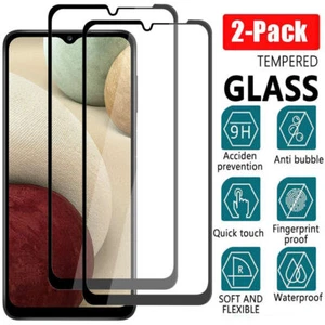 For Samsung Galaxy A12 A13 A14 A54 5G Full Cover Tempered Glass Screen Protector - Picture 1 of 27