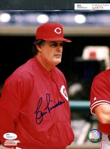 JSA Lou Piniella Autographed Signed AUTO 8x10 Photo Cincinnati Reds TRB 1015 - Picture 1 of 1
