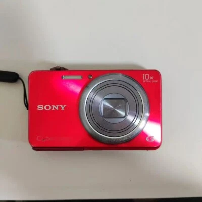 Sony Cyber-shot DSC-WX150 10X Optical Zoom 18.2MP Digital Camera - Red - Image 1 of 4