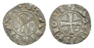 Crusader Silver Denier - Antioch 1163-1188 AD - Bohemund III - Picture 1 of 4