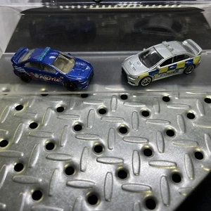 2008 - 2016 Mitsubishi Lancer Evolution Police Car Set 1/64 Scale Model I MINT - Picture 1 of 9