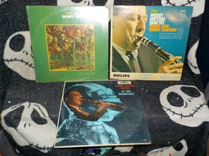 Woody Herman 3 Record Lot Heavy Exposure Swing Low Sweet Clarinet At Roundtable - Picture 1 of 9