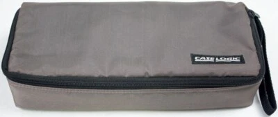 Case Logic Cassette Organizer Carrying Case - Gray (Holds 15 Cases) Tape Storage - Image 1 of 4