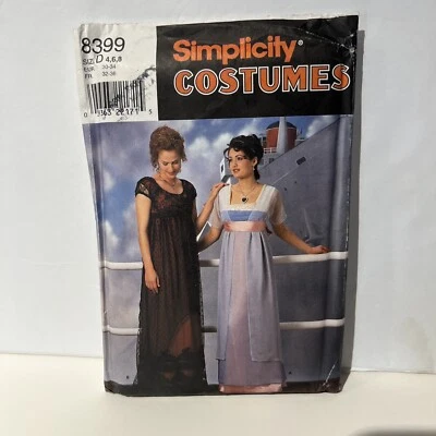 Pattern Simplicity Titanic Rose's Jump & Swim Dress 8388 Size 4-6-8 New Uncut - Image 1 of 4