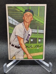 1952 Bowman Set-Break #147 Marlin Stuart Detroit Tigers Baseball Card 