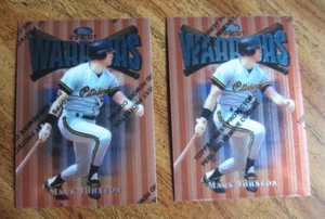 Mark Johnson Lot of 2 1997 Finest #9 Trading Cards MLB Baseball Pirates - Picture 1 of 2