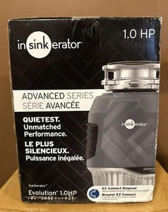 Insinkerator Food Waste Disposer, InSinkErator Evolution 1.0 HP Garburator New - Picture 1 of 5