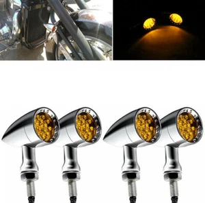 Luz trasera intermitente de freno de bala LED para motocicleta Harley Davidson 4XFor - Imagen 1 de 12
