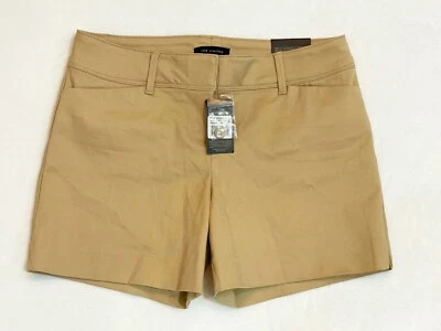 Shorts feminino The Limited novo tamanho 6 elástico bege acastanhado - Imagem 1 de 4