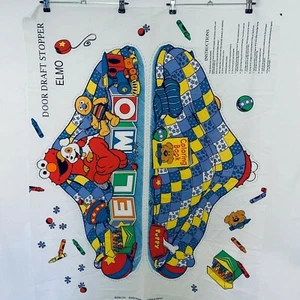 Vintage 2000 Door Draft Stopper ELMO Sewing Template 93cm x 41cm When Cut Out - Picture 1 of 4