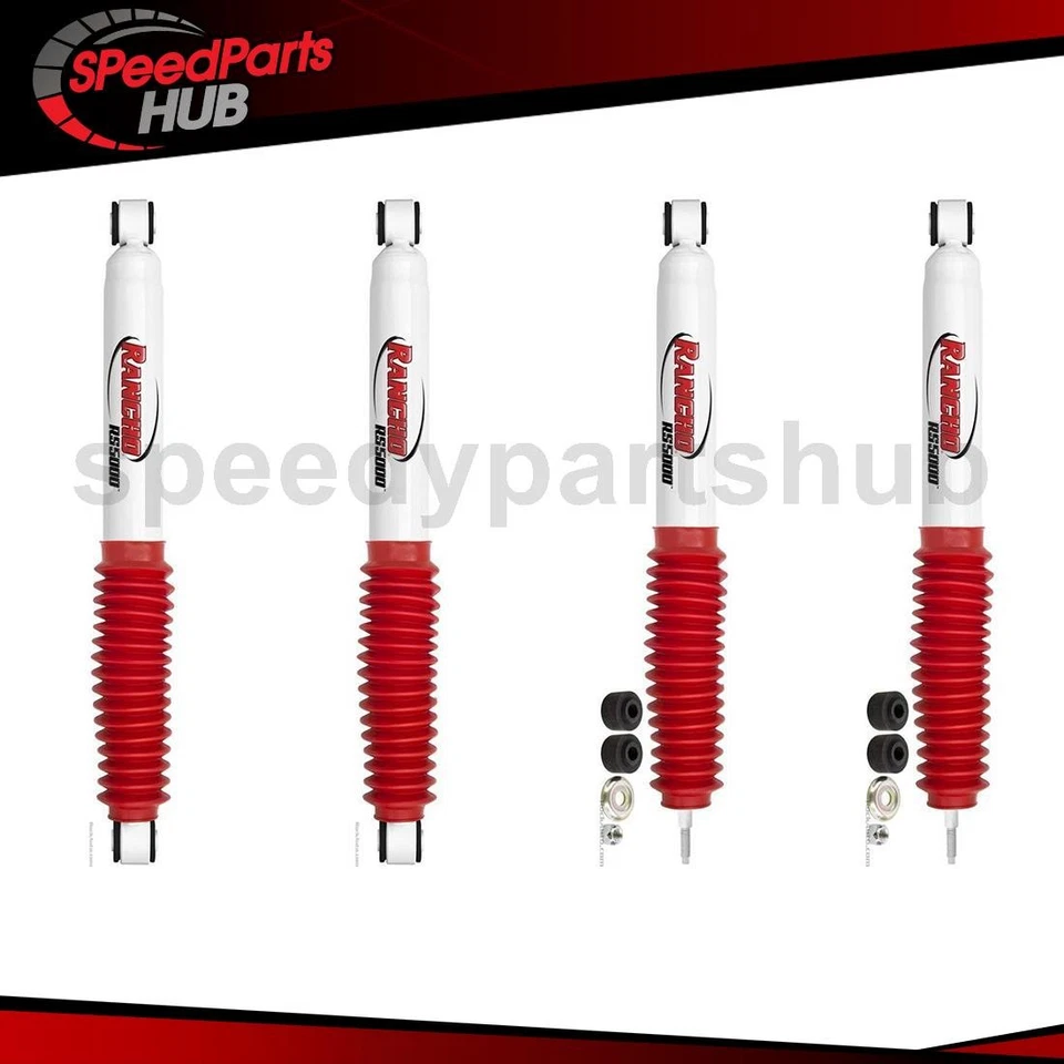 4 шт передних задних амортизаторов Rancho в сборе для Hummer H2 6,0 л 2003-2007 - Изображение 1 из 3