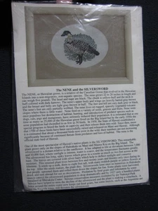 The Nene and the Silversword Cross Stitch Pattern - Opened, Unused - Picture 1 of 3