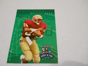 WARRICK DUNN ROOKIE CARD TAMPA BAY BUCCANEERS 1997 PLAYOFF FIRST AND TEN - Picture 1 of 2