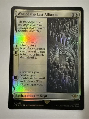 War of the Last Alliance Lord of the Rings Tales of Middle-Earth Foil - Image 1 of 2