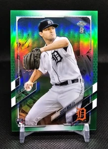 2021 Topps Chrome Ben Baller Edition - Casey Mize #4 Green Refractor /99 (RC) - Bild 1 von 2