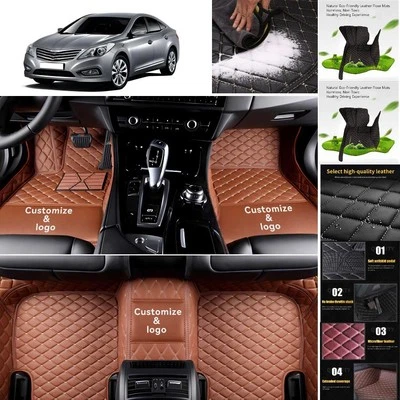 For Hyundai Azera Car Floor Mats Luxury Waterproof Liners Carpets Cargo Custom Foto 1 de 4