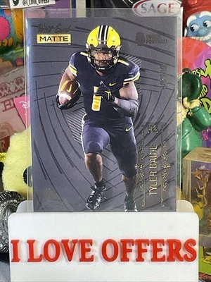2022 Wild Card MATTE Tyler Badie Rookie Touch Football 48/200 Mb-112 CSTORE More - Image 1 of 3