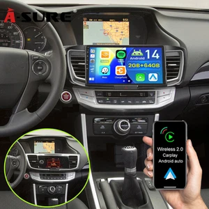 64GB For Honda Accord 2013-2017 CarPlay Car Stereo Radio Android14 GPS Head Unit - Bild 1 von 14