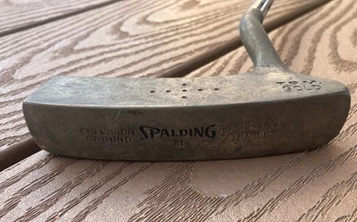 Spalding TP Mills T.P.M. Gold Putter RH Original Grip 35" - Image 1 of 4