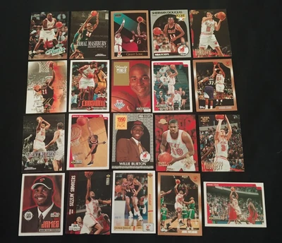 Lote de 20 tarjetas de baloncesto de la NBA Miami Heat estrellas novatos MASHBURN LENARD DAY DOUGLAS Foto 1 de 4