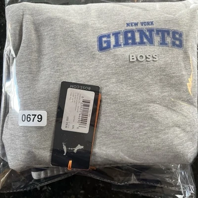 Hugo Boss Boss X NFL Hombre XXL Gris Gris Pantalones de Sudadera NY GIANTS Grande Azul Fútbol Foto 1 de 4
