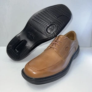 Dr. Scarpa uomo Comfort Classic (8420) misura 9,5 larga pelle marrone elegante pizzo - Foto 1 di 11