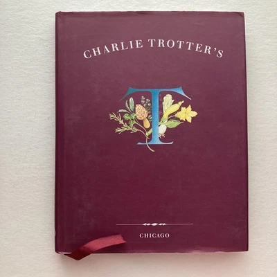 Vintage 1994 Charlie Trotter's Cookbook Chicago Hardcover Ten Speed Press - Image 1 of 4