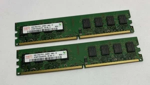 4GB (2 x 2GB) Hynix HYMP125U64CP8-S6 AB-C PC2-6400U 800MHz DDR2 Desktop Memory - Picture 1 of 3