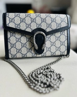 GUCCI Dionysus Wallet on Chain GG Supreme canvas Small EXCELLENT Condition - NEW - Image 1 of 4