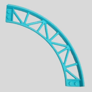 LEGO 25061 Medio Azul Tren Pista Montaña Rusa Curva 90 grados Genuino Sin usar, en caja - Imagen 1 de 6