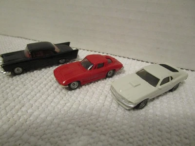 Monogram Mini Exacts HO Scale 1:87 DieCast Ford Mustang Chevy Corvette & Bel Air - Image 1 of 4