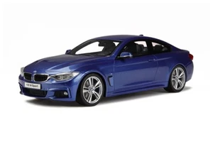 *SUPER RARE* GT027 GT Spirit 1/18 BMW 435i M Sport F32 Coupe BMW 4 Series Blue - Picture 1 of 11