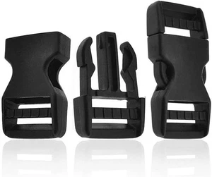 1" Quick Release Buckles Dual Adjustable Snap Clips for Nylon Straps - Picture 1 of 4