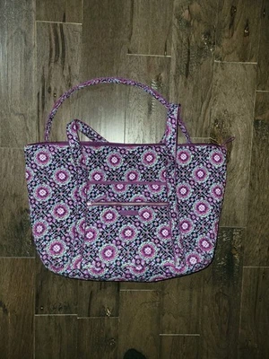 Vera Bradley Lilac Medallion Tote Bag Retired Pattern NWOT  - Image 1 of 4