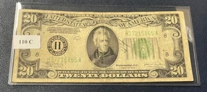 Series 1934 $20 Green Seal Federal Reserve Note (St. Louis) MULE - Picture 1 of 2