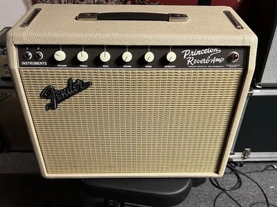 Fender ‘65 Princeton Reverb Limited Edition Blonde- Gold Celestion 15w Excellent - Image 1 of 4