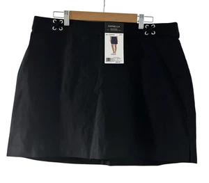 NWT Rafaella Women’s Size 2XL Supreme Stretch Comfort Black Skort w/ Mesh Shorts - Picture 1 of 9