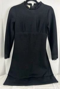 Vestido Negro Elegante Simple Mujer Jonathan Logan De Colección Talla 7 Pequeño - Imagen 1 de 7