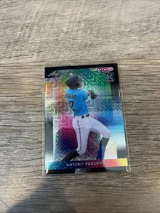 2023 Leaf Vivid #47 Antony Peguero XRC Black Mojo #/5 - Picture 1 of 5
