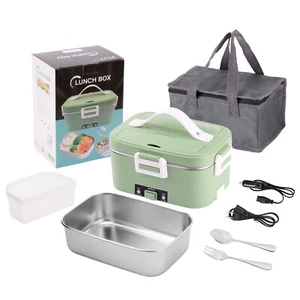 Electric Heating Lunch Box 1.8L, Insulated Food Warmer for Work Home Car Truck - Picture 1 of 15