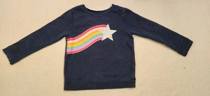 Garanimals Pullover dunkelblau Größe 5T Regenbogen Stern Unisex Jungen Mädchen - Bild 1 von 7
