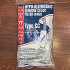 New Oreck Ccpk8dw Type Cc Filter Bags Vacuum Cleaner Hypo-Allergenic Celoc 8 Ct.