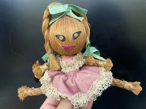 Vintage Doll Toy Folk Belarusian Straw Doll Hand Made Popular Souvenirs Art   - Picture 1 of 8